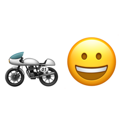 🏍😀 Emoji Domain iOS rendering